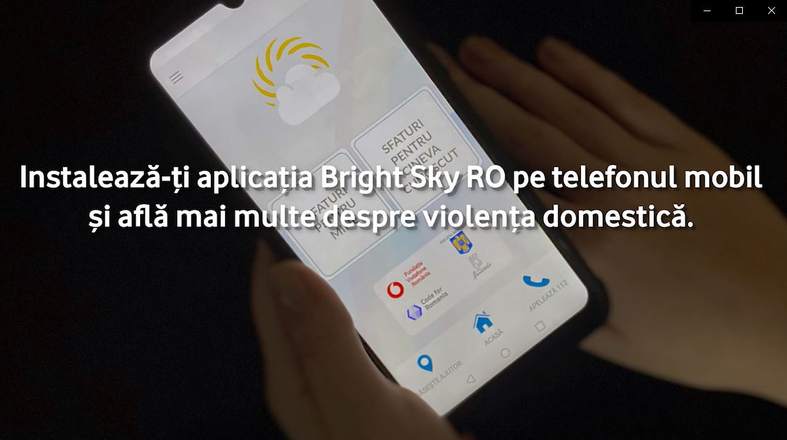 Ai aflat de aplicația Bright Sky RO, dedicată prevenirii violenței domestice?